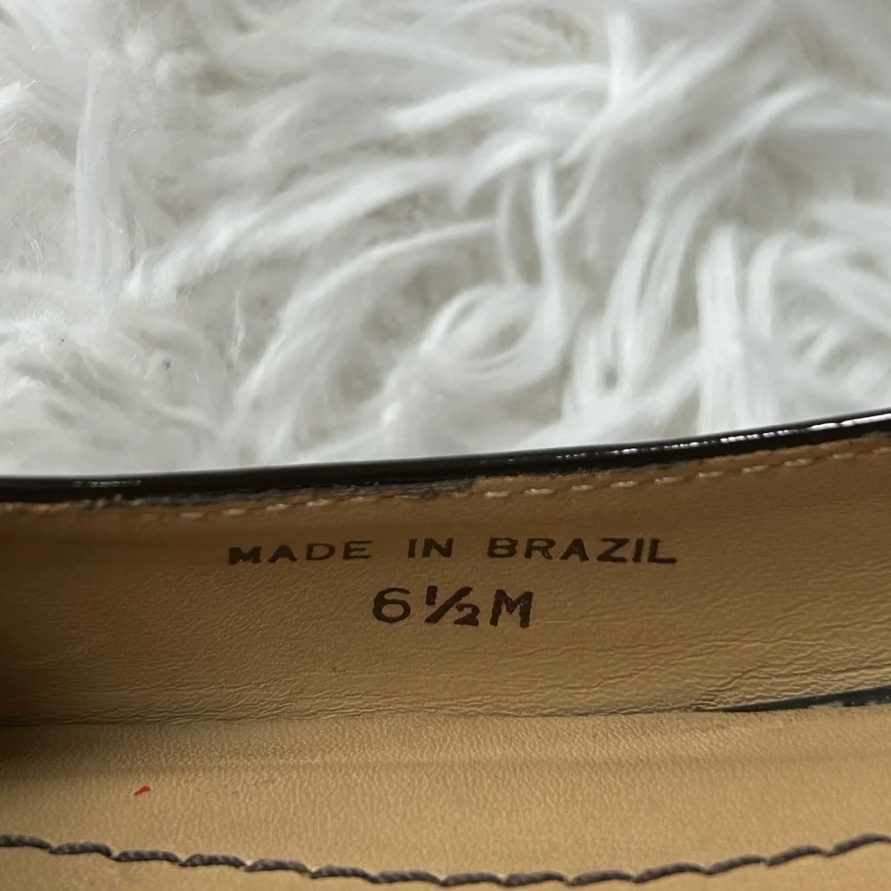 kate spade Black Patent Leather Ankle-Strap Platform Mary Janes